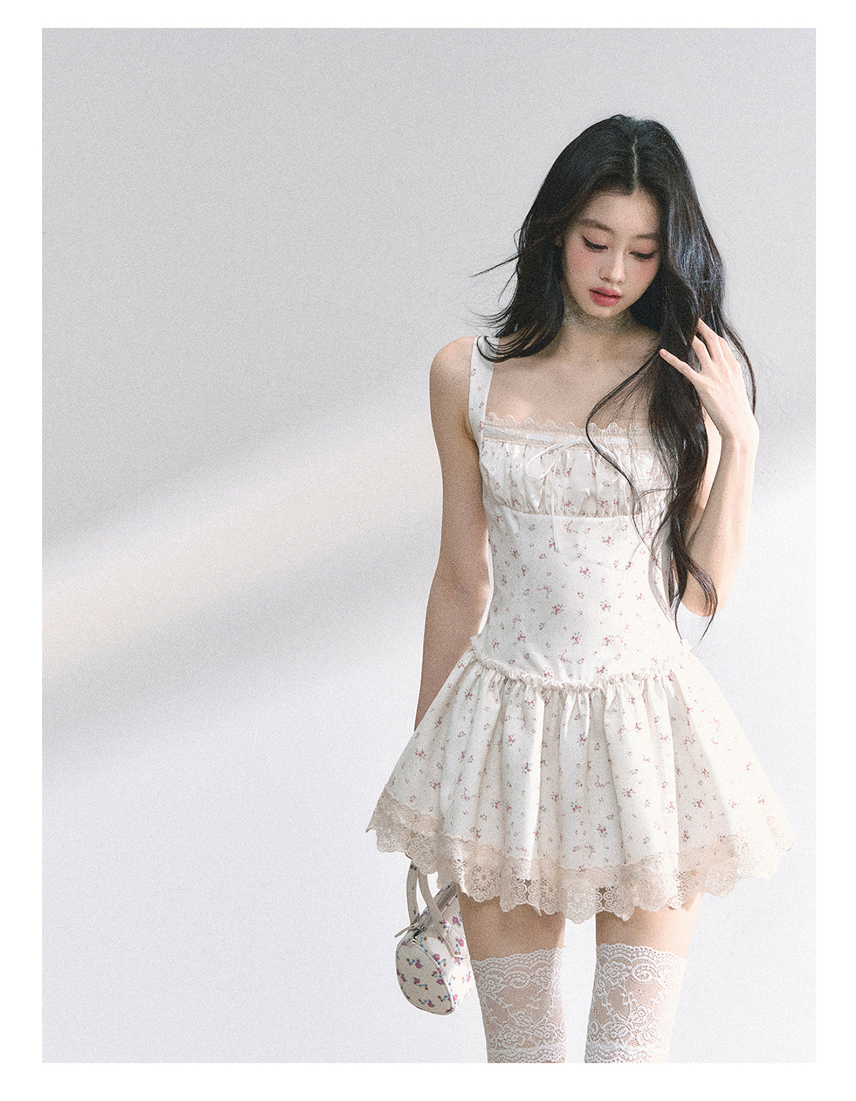 SHAOYEYAN French Lace Babydoll Dress