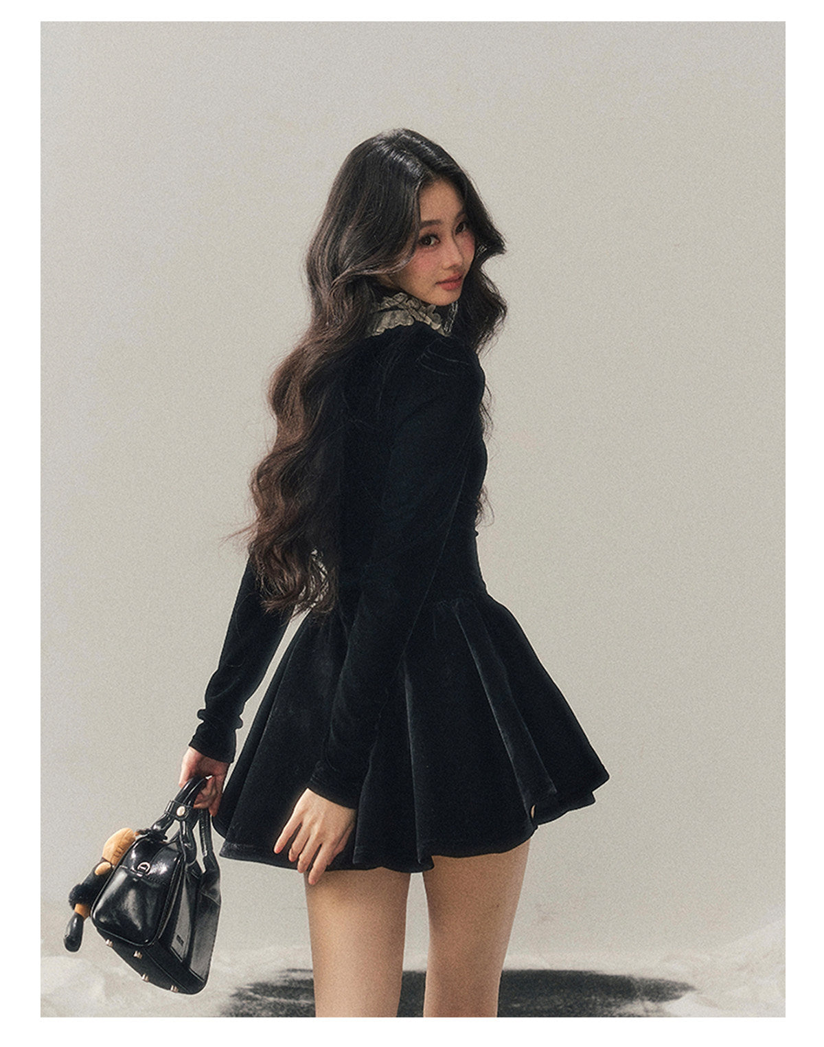 ShaoYeYan Aomalm Bernard Heiress French Ruffle Lace Dress