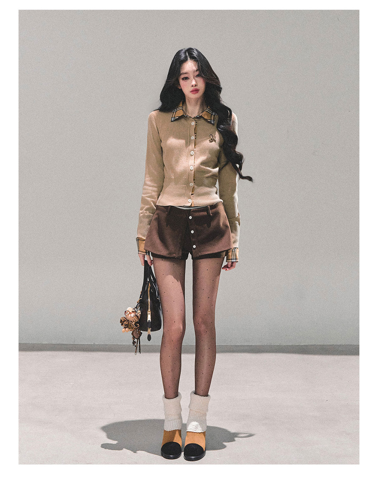 ShaoYeYan Unsent Letter Fake Two-Layer Knit T-Shirt