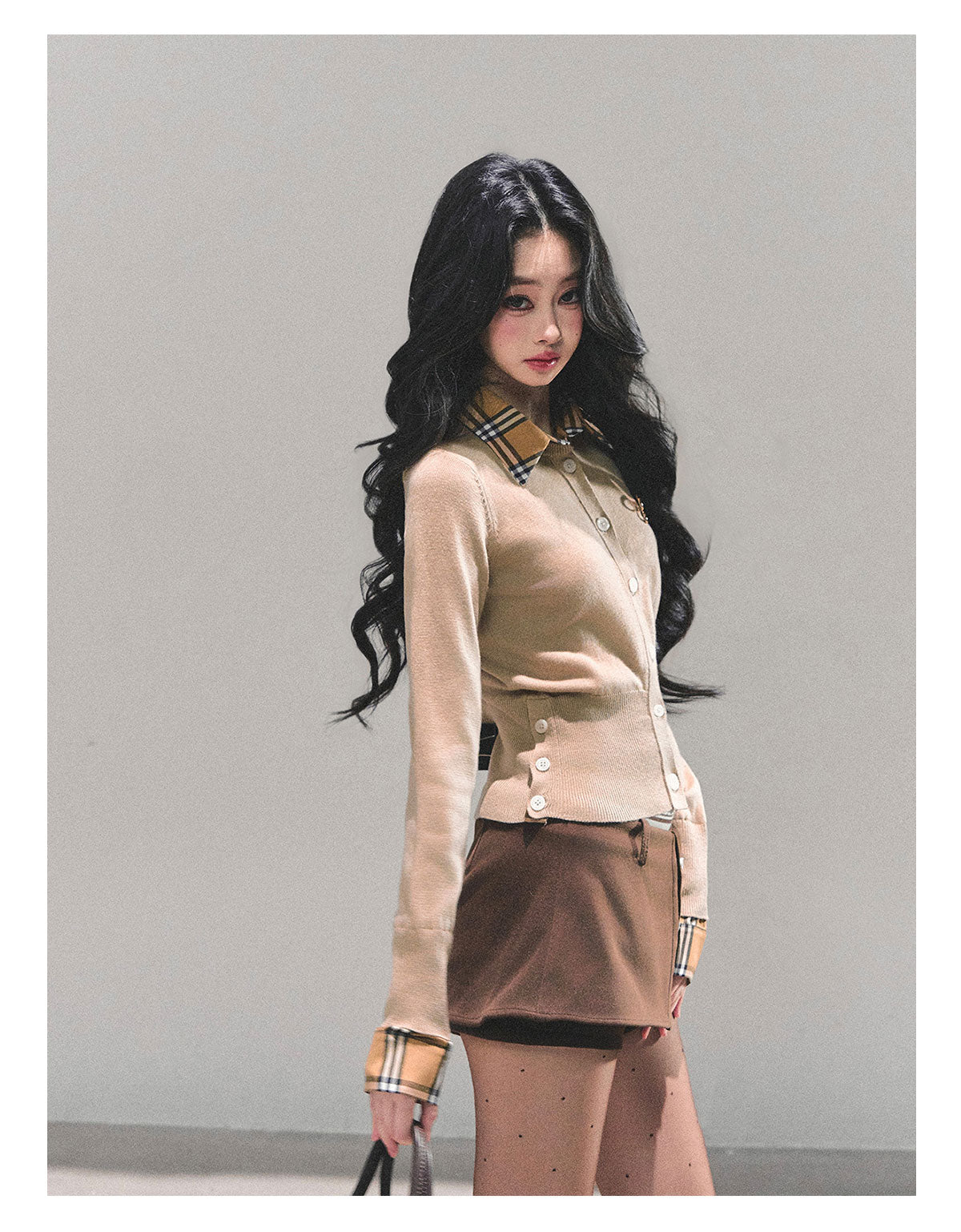 ShaoYeYan Unsent Letter Fake Two-Layer Knit T-Shirt