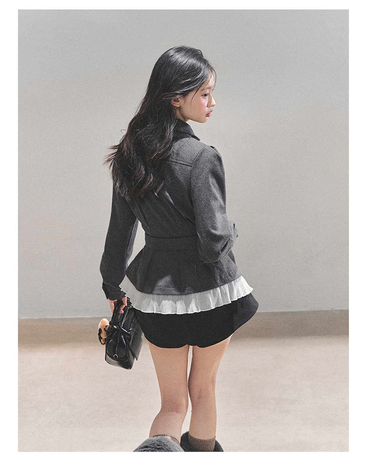 ShaoYeYan Aomalm Dusk's Whisper French Audrey Blazer