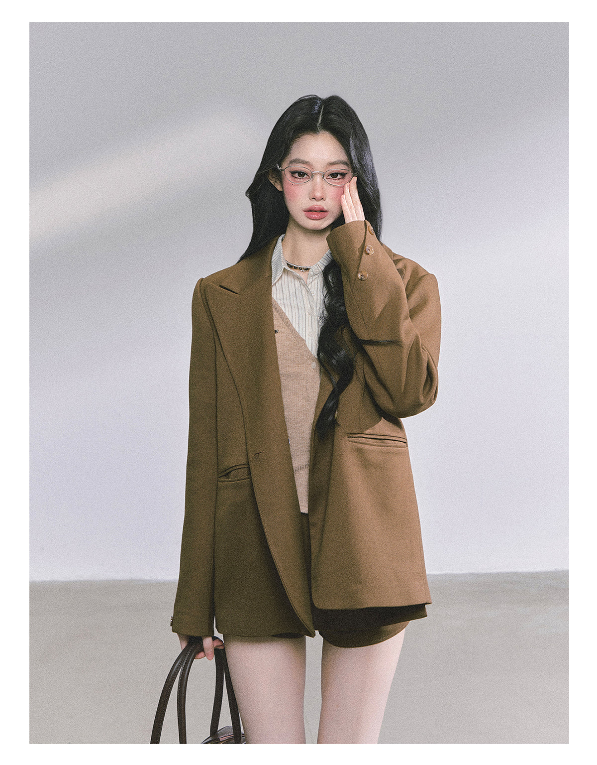 SHAOYEYAN Elegant Blazer and Skirt