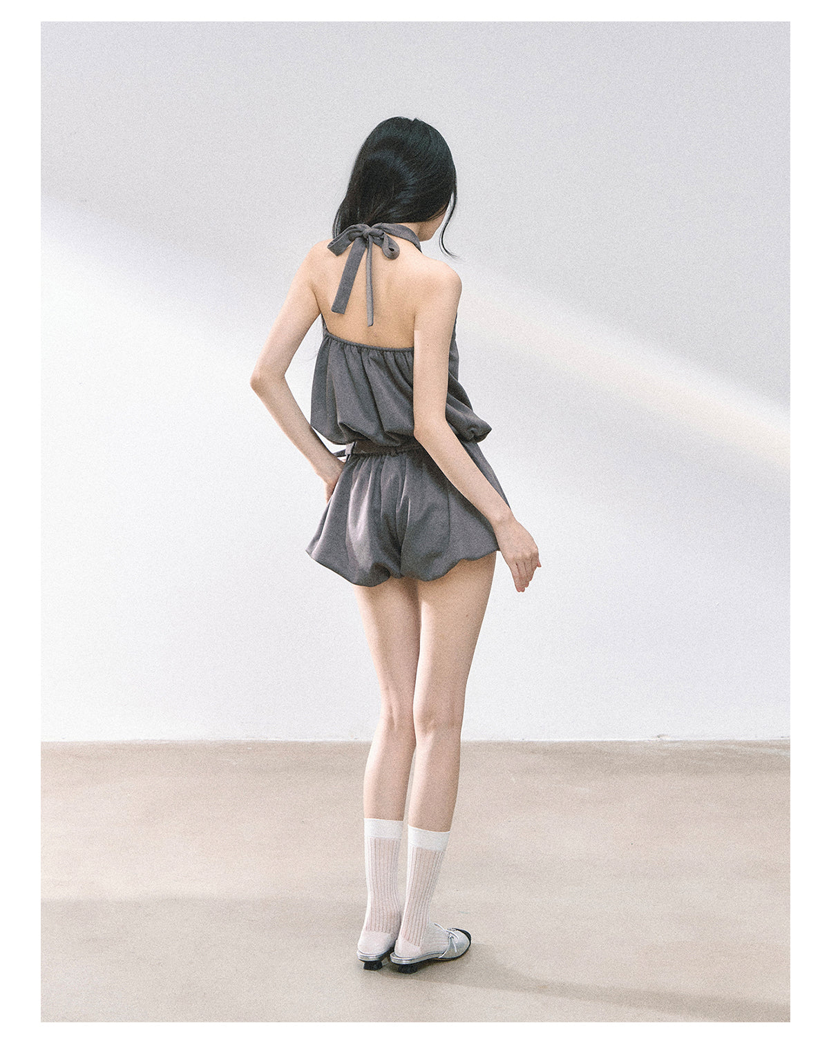 SHAOYEYAN Ginza-inspired Floral Bustier Dress