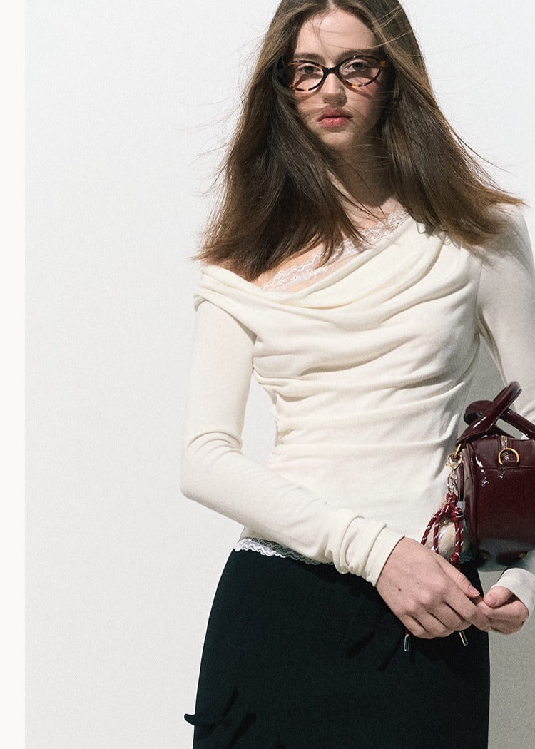 OAKMOO 'Silent Vein' Lace-Knit Camisole
