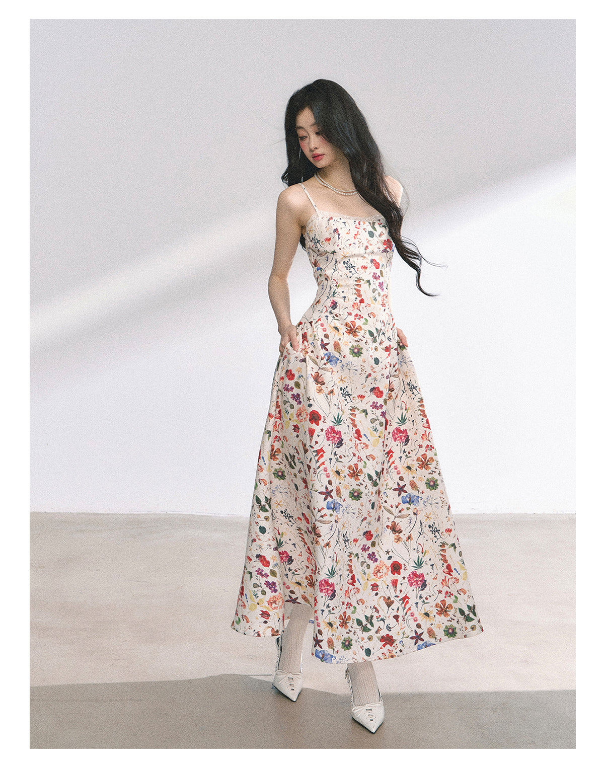 SHAOYEYAN French Floral Lace Sundress