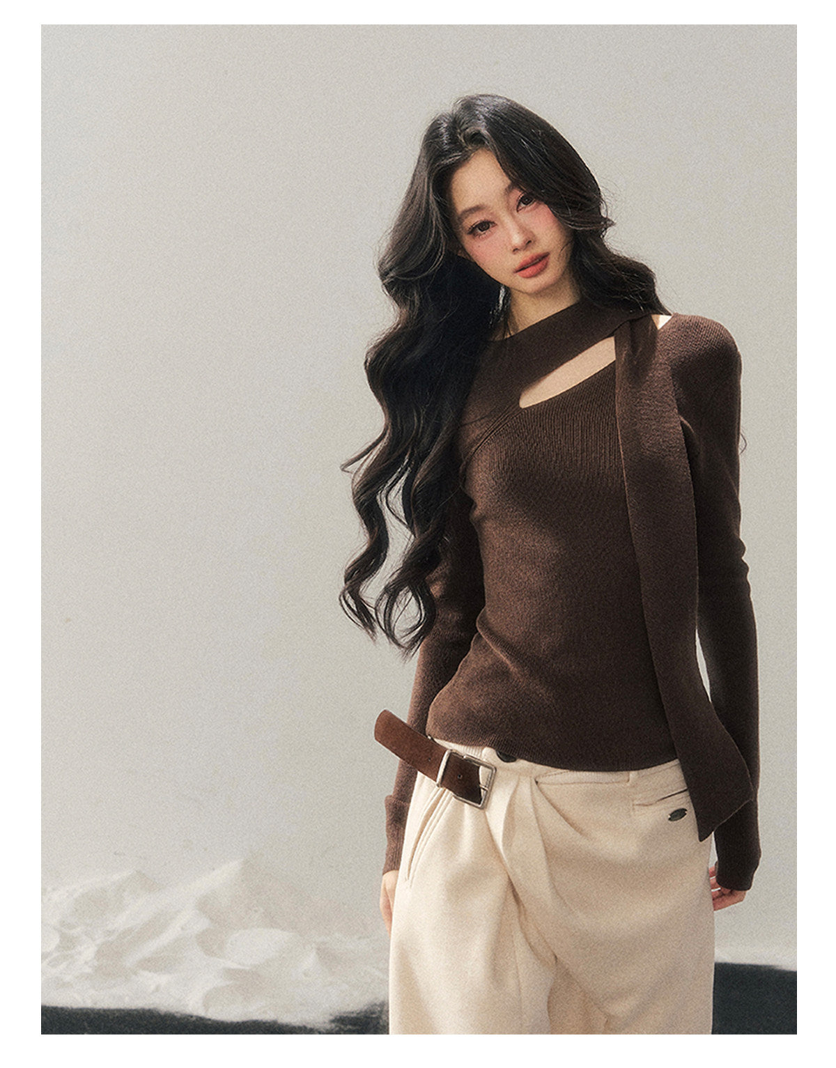 ShaoYeYan Aomalm Memory's Dusk Thermal Knit Top