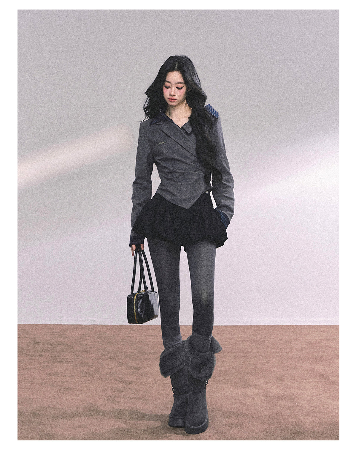 ShaoYeYan Aussie Junior Fake Two-Piece American Polo Shirt