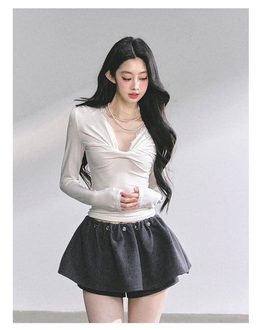 SHAOYEYAN Vintage White Moonlight Tee