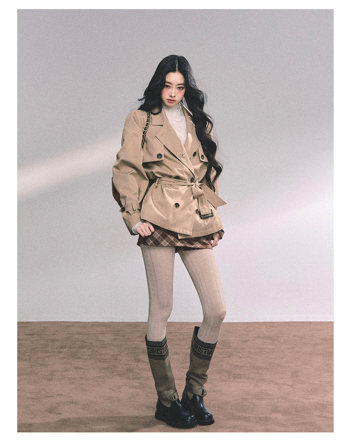 ShaoYeYan Herli Heiress Loose Fit Trench Coat