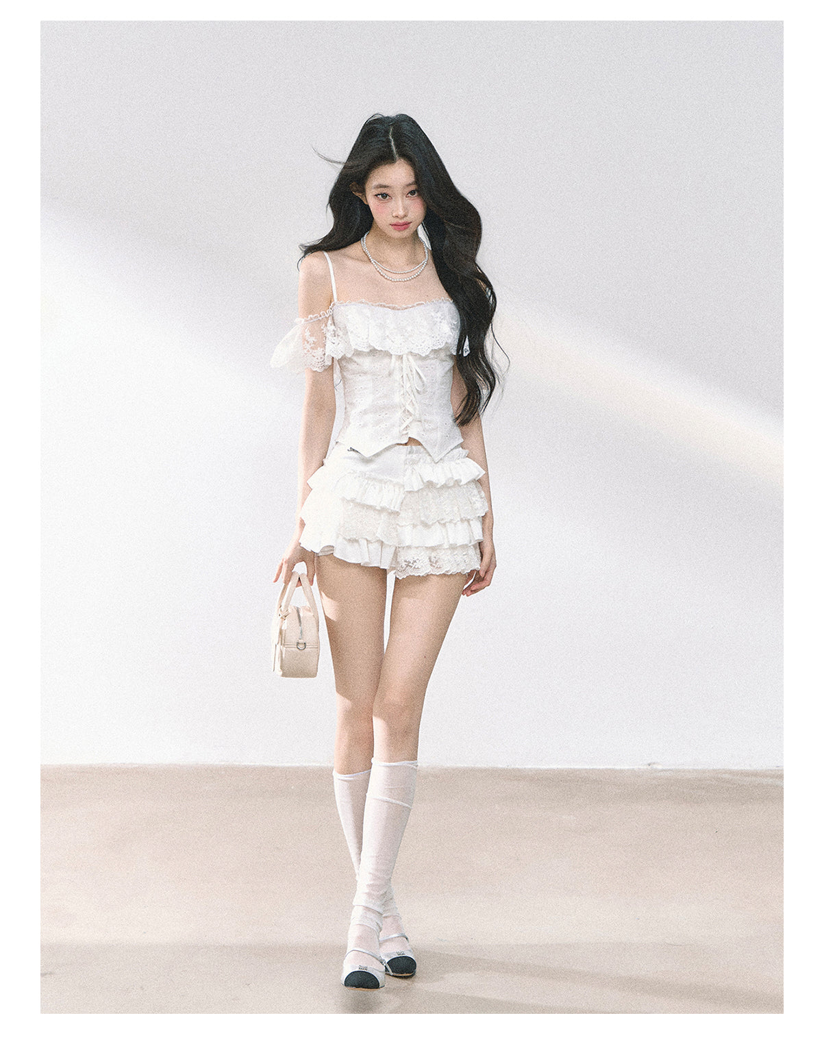 SHAOYEYAN French Lace Sleeveless Top