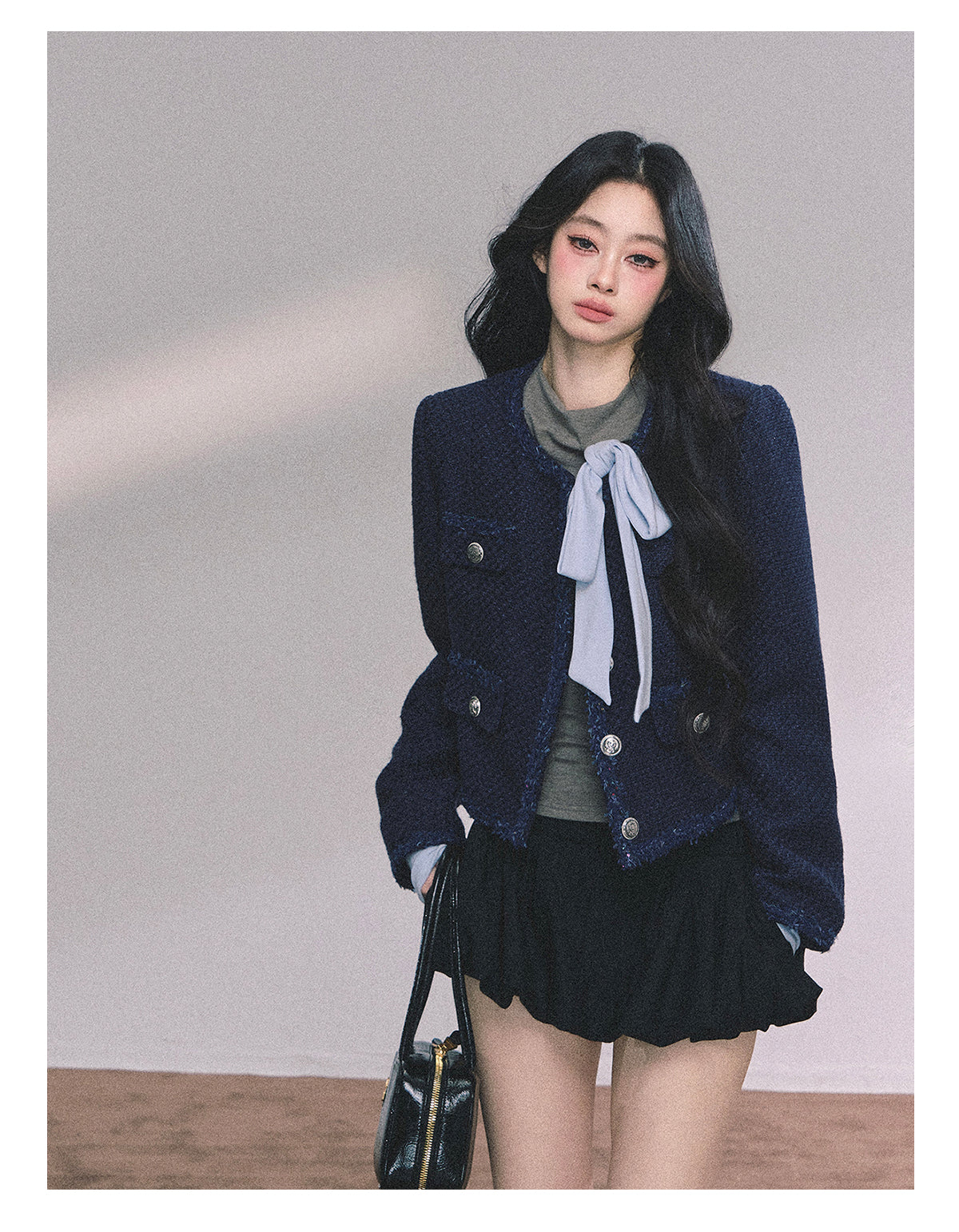 ShaoYeYan French Sweet Fragrance Island Loose Fit Tweed Jacket