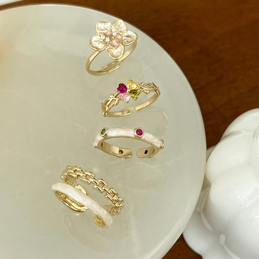 VIGVOG 2025 Rainbow Diamond Ring Collection