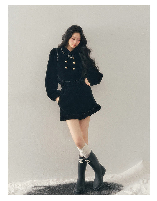 ShaoYeYan Aomalm Chapter Seven Nights French Velvet Set