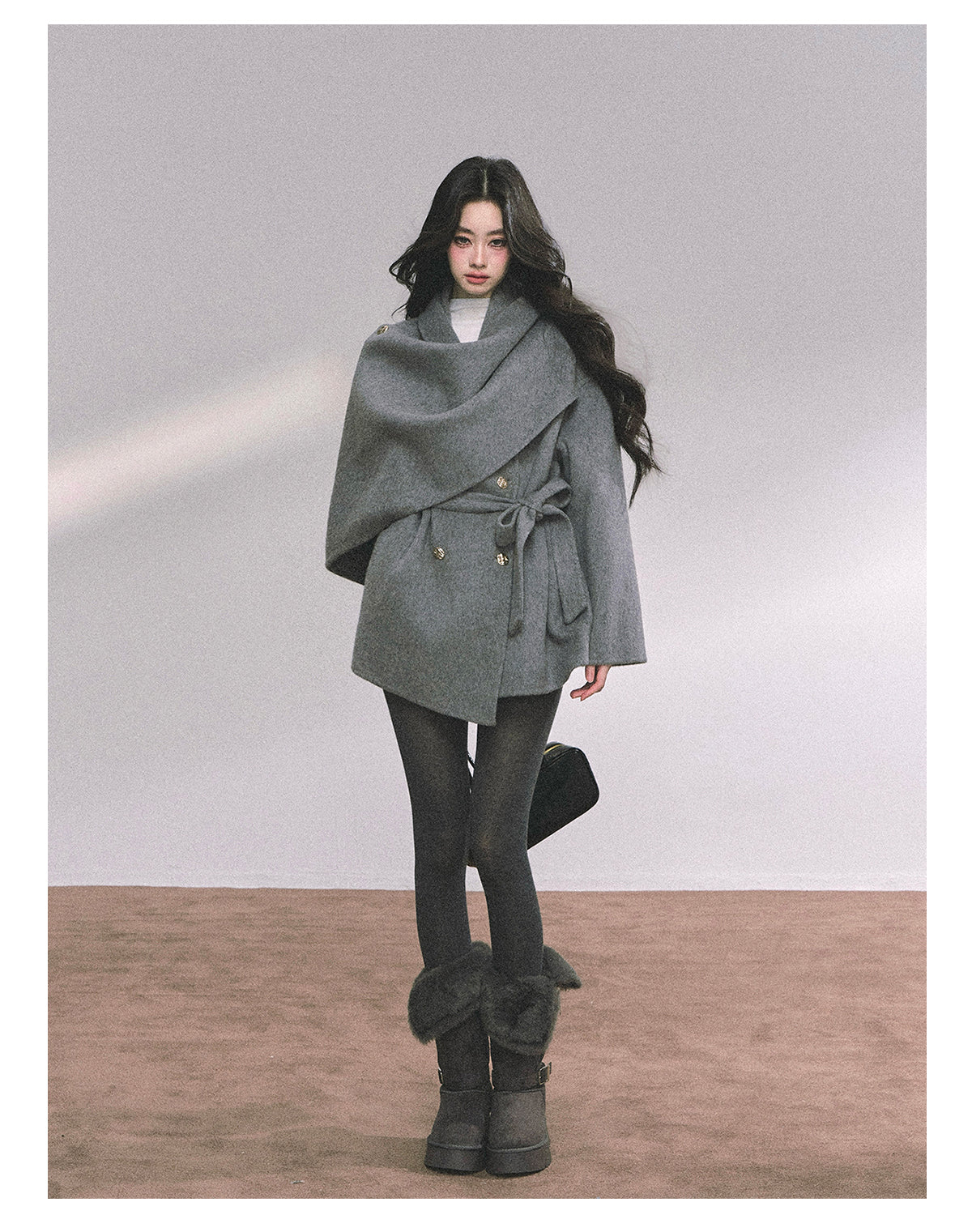 ShaoYeYan Winter Basel French Style Wool Coat