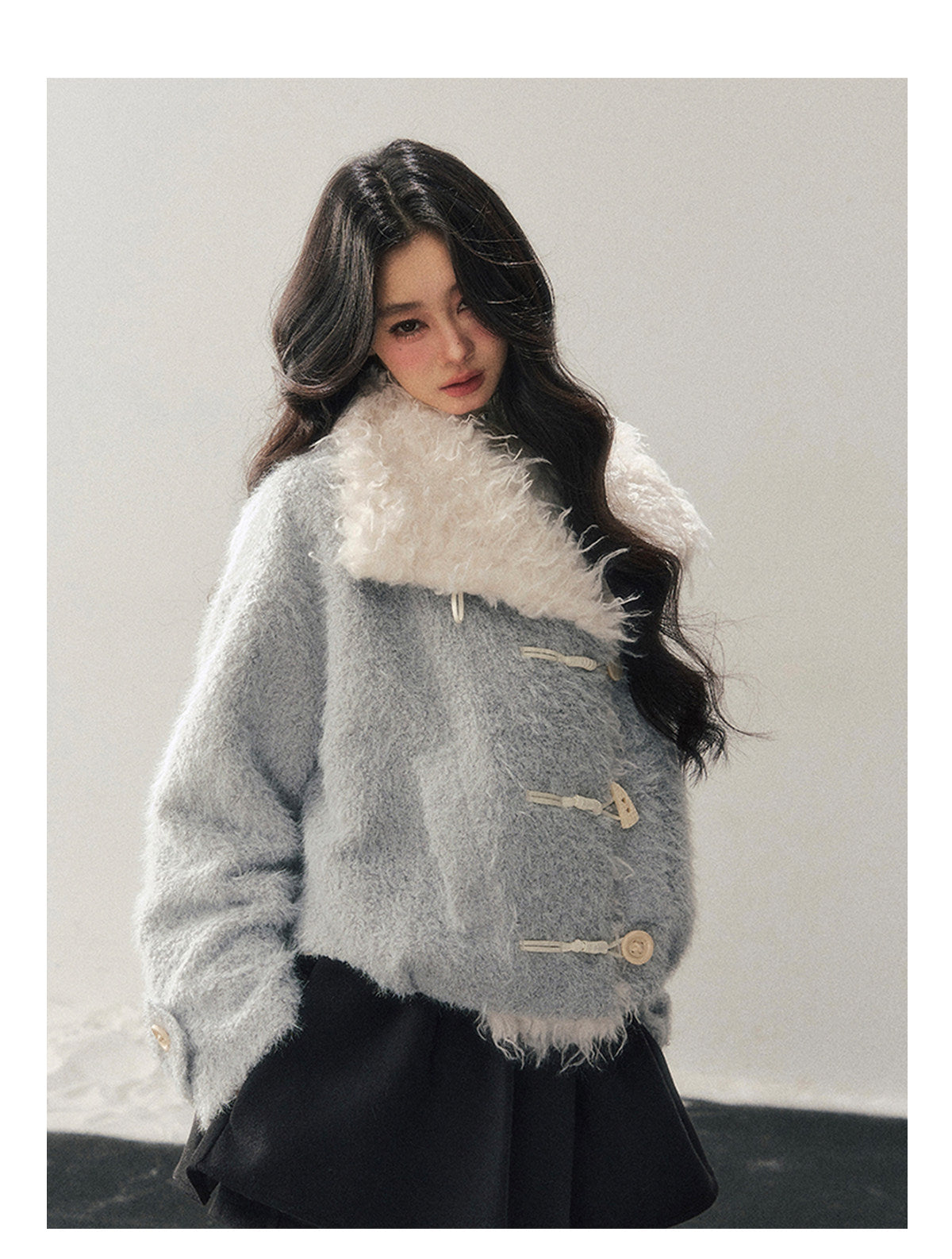 ShaoYeYan Aomalm I Drown in Blue Quilted Coat