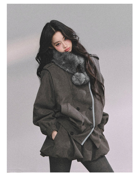 ShaoYeYan Barn Time Zone Audrey Hepburn Style Two-Piece Set