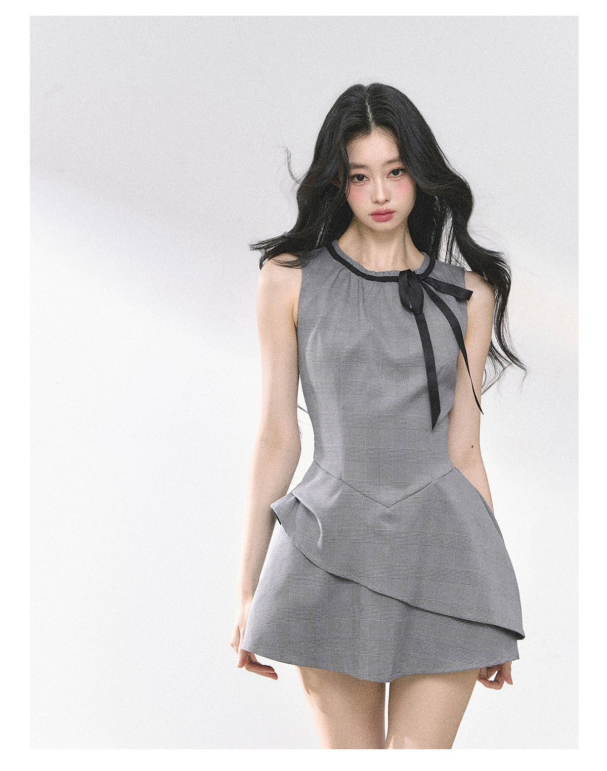 SHAOYEYAN Gray Puff Dress