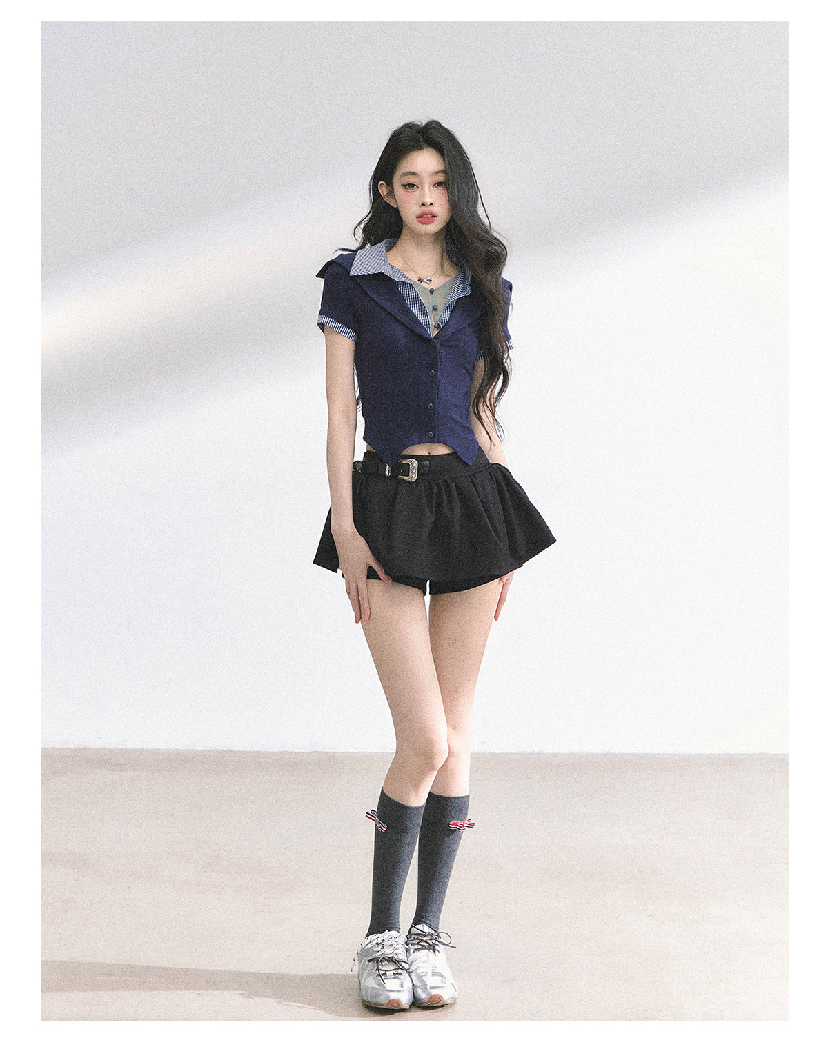 SHAOYEYAN Waist-Defining Slim Fit Top