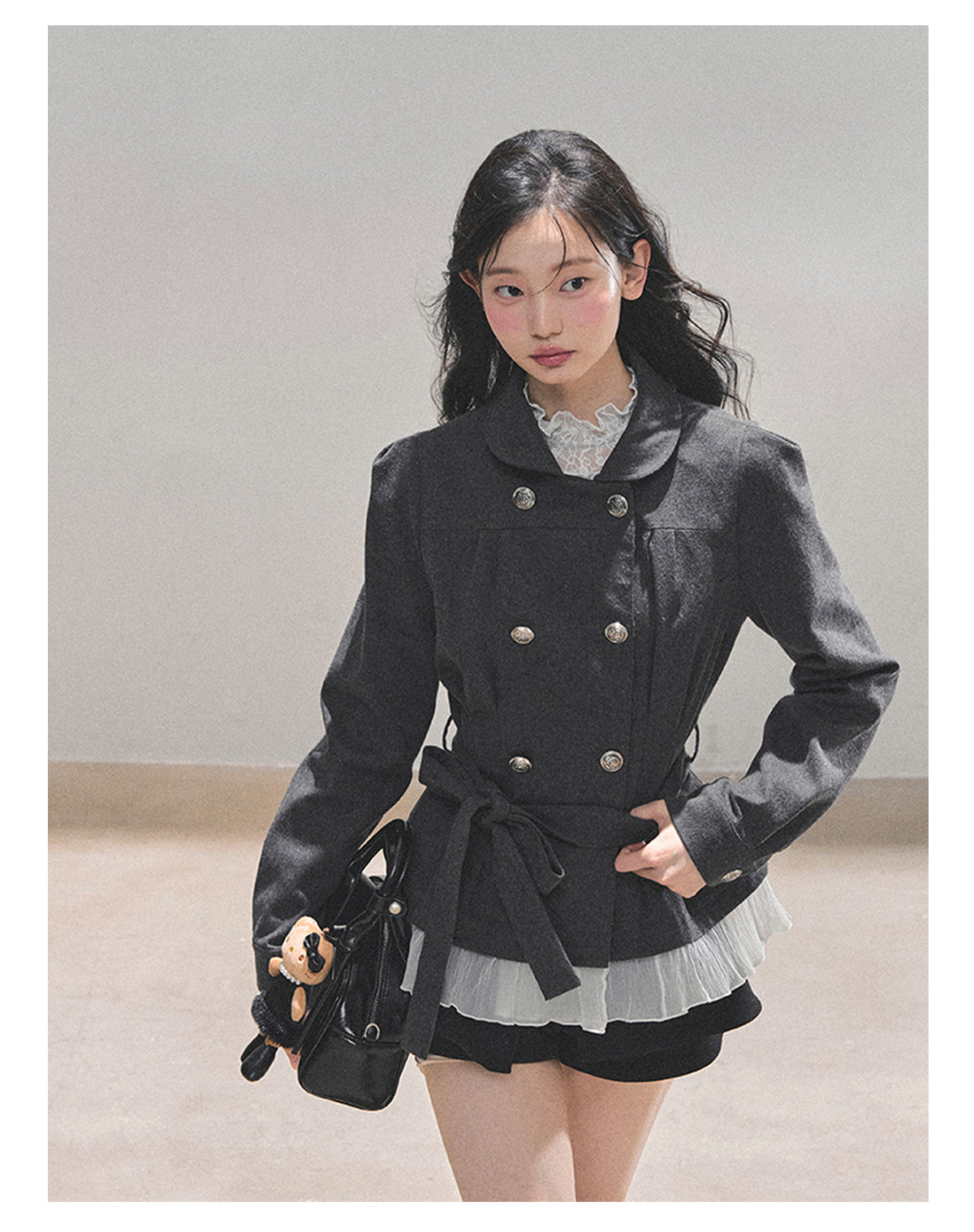 ShaoYeYan Aomalm Dusk's Whisper French Audrey Blazer