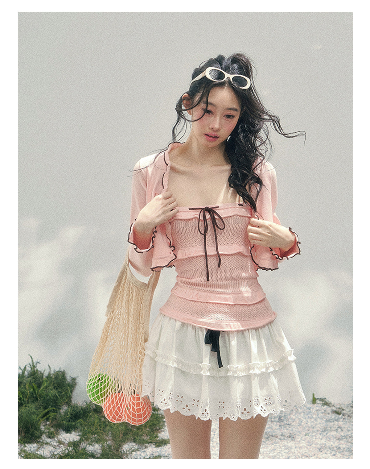 ShaoYeYan Aomalm Passing Through Her Dream French Sweet Knit Set