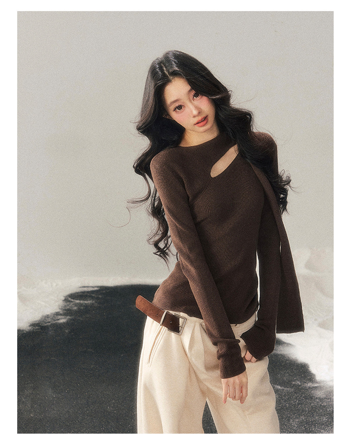 ShaoYeYan Aomalm Memory's Dusk Thermal Knit Top
