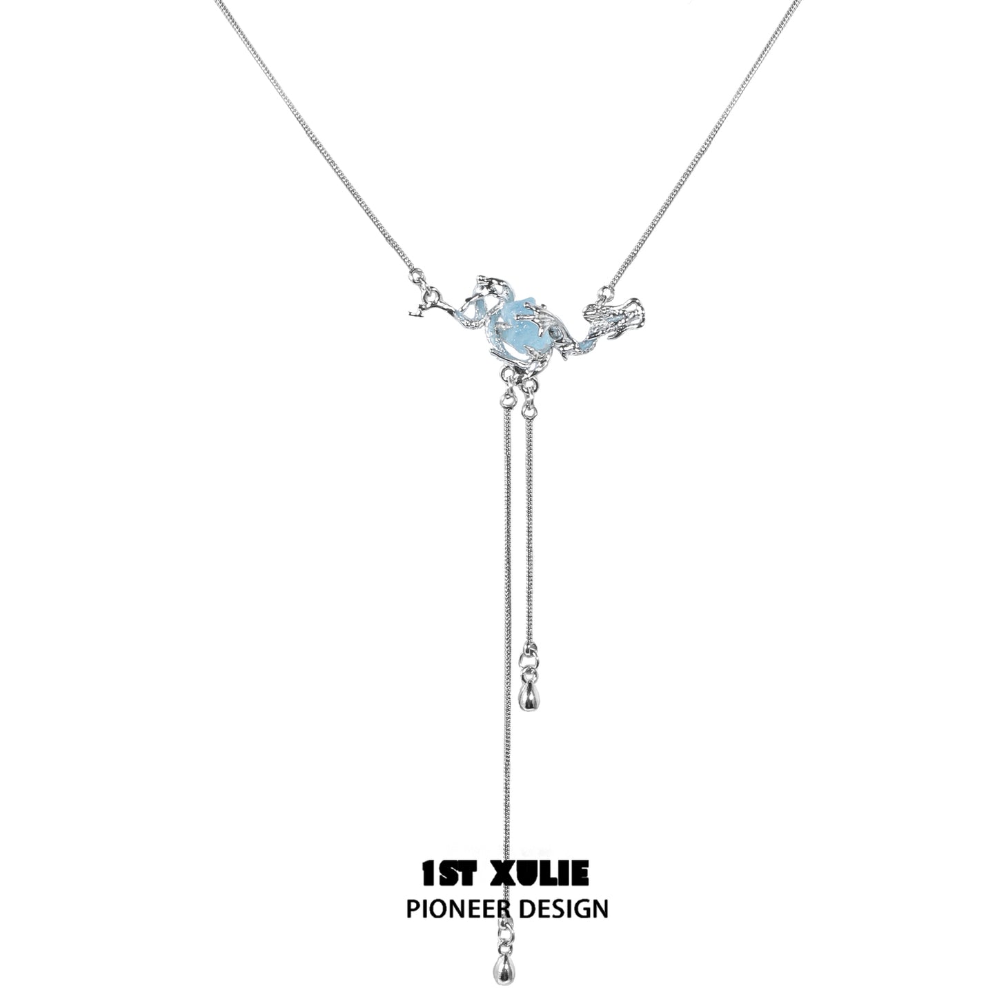 1STXULIE Spirit Dragon Silver Jewelry Collection