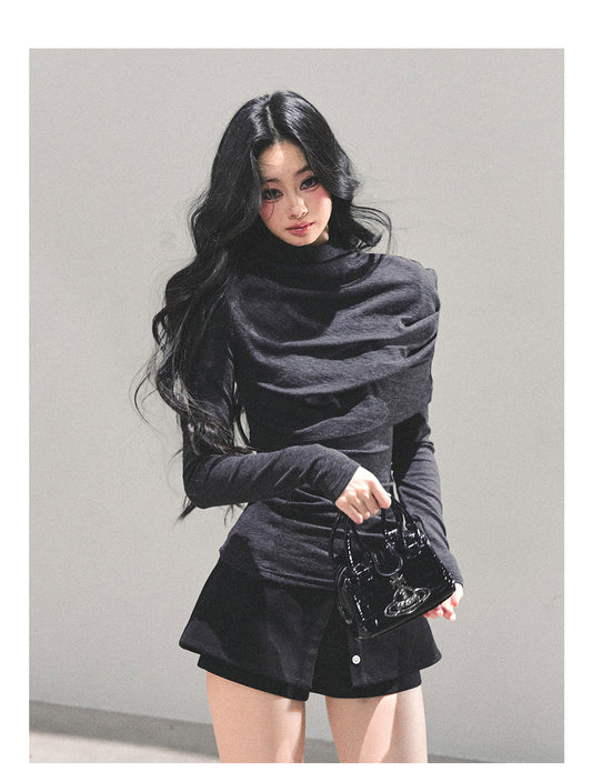 ShaoYeYan Silent Echo Semi-Turtleneck Base Layer