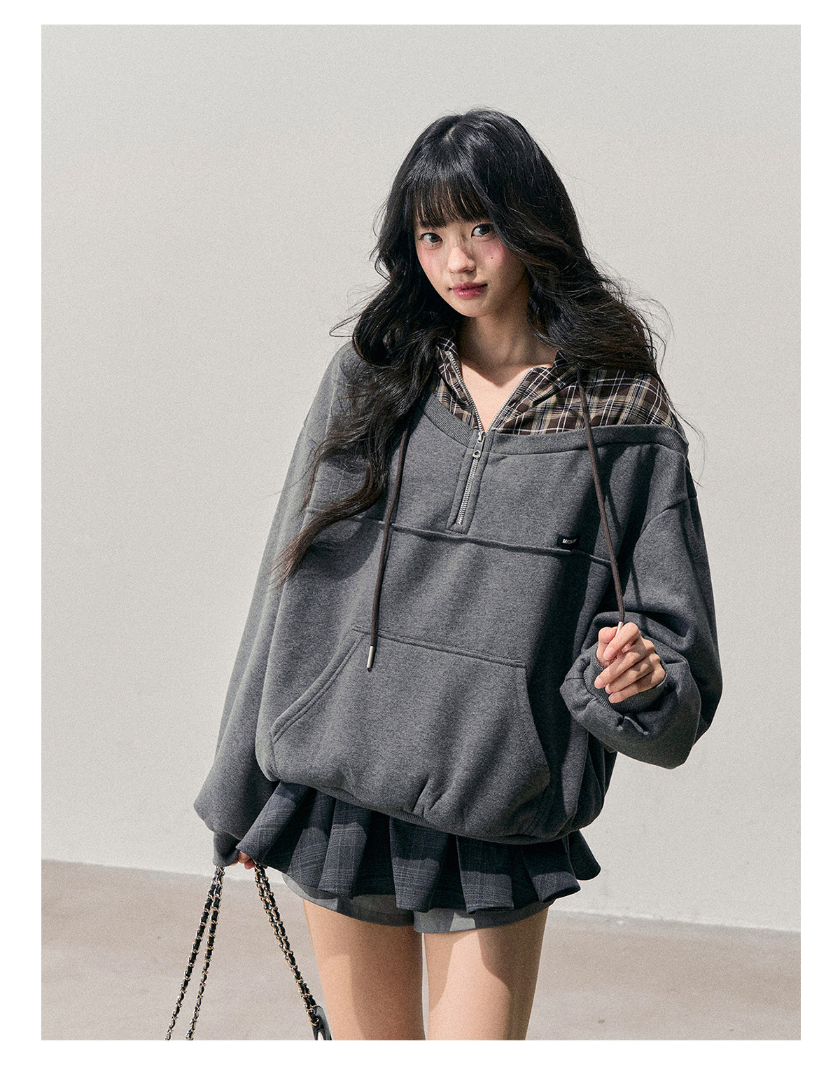 ShaoYeYan Aomalm Density of Silence Fake Two-Layer Hoodie