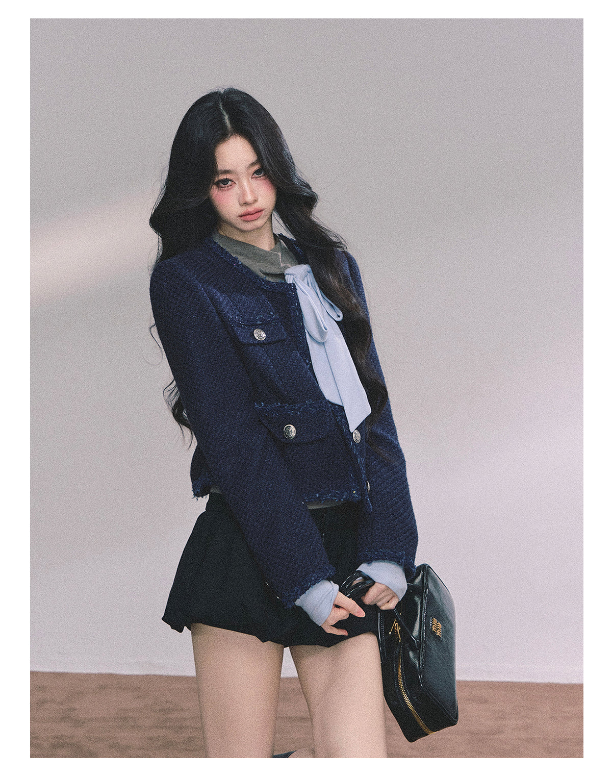 ShaoYeYan French Sweet Fragrance Island Loose Fit Tweed Jacket