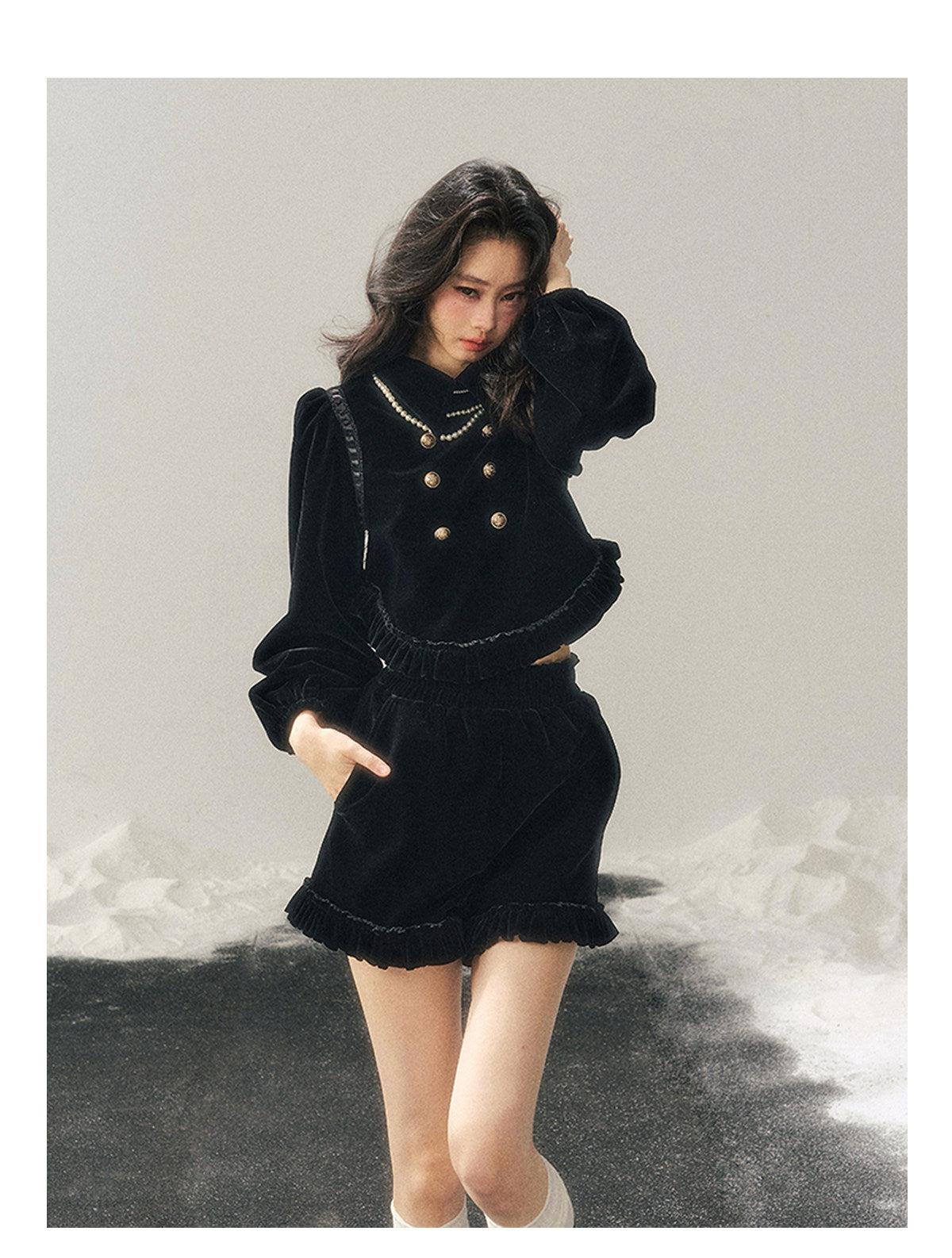 ShaoYeYan Aomalm Chapter Seven Nights French Velvet Set