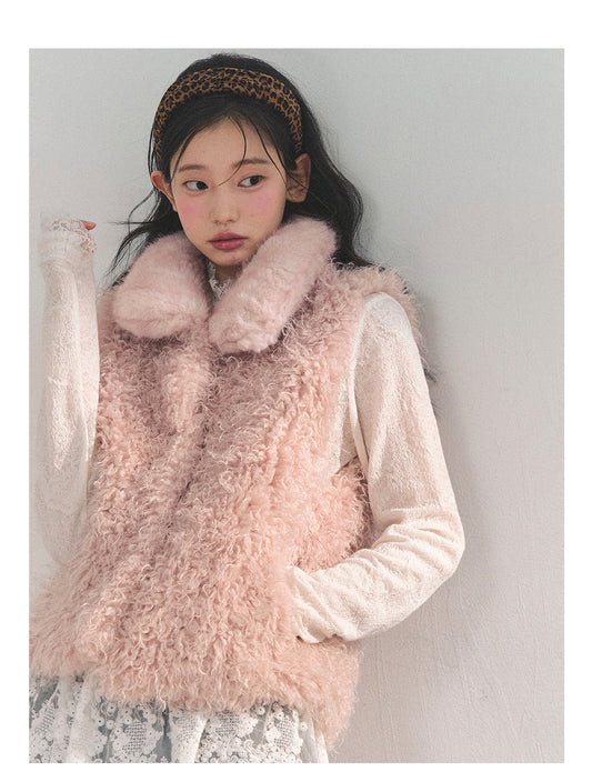 ShaoYeYan Aomalm Dream's Warmth Reversible Faux Fur Coat