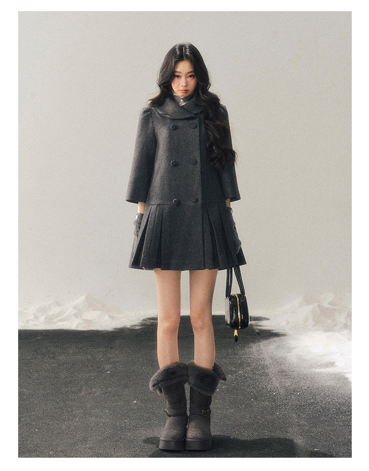 ShaoYeYan Aomalm Luxembourg Heiress Elegant Wool Coat