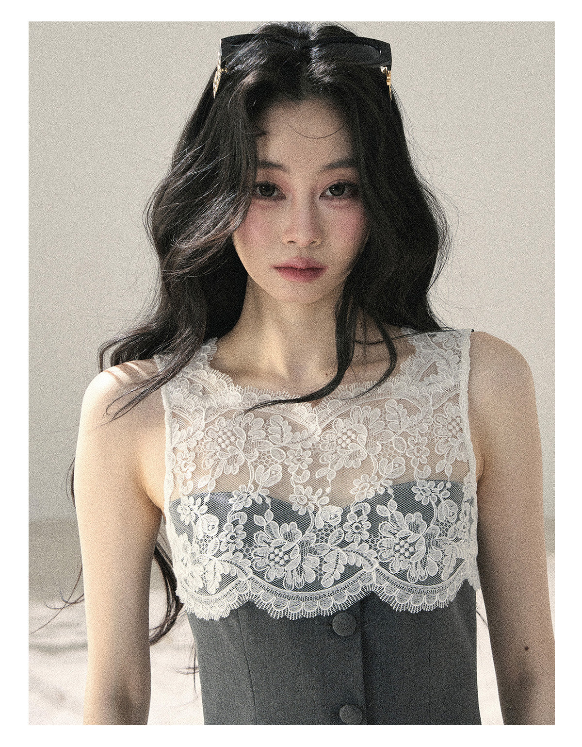 ShaoYeYan Aomalm Blossoms Seen Through Mist Premium French Lace Set