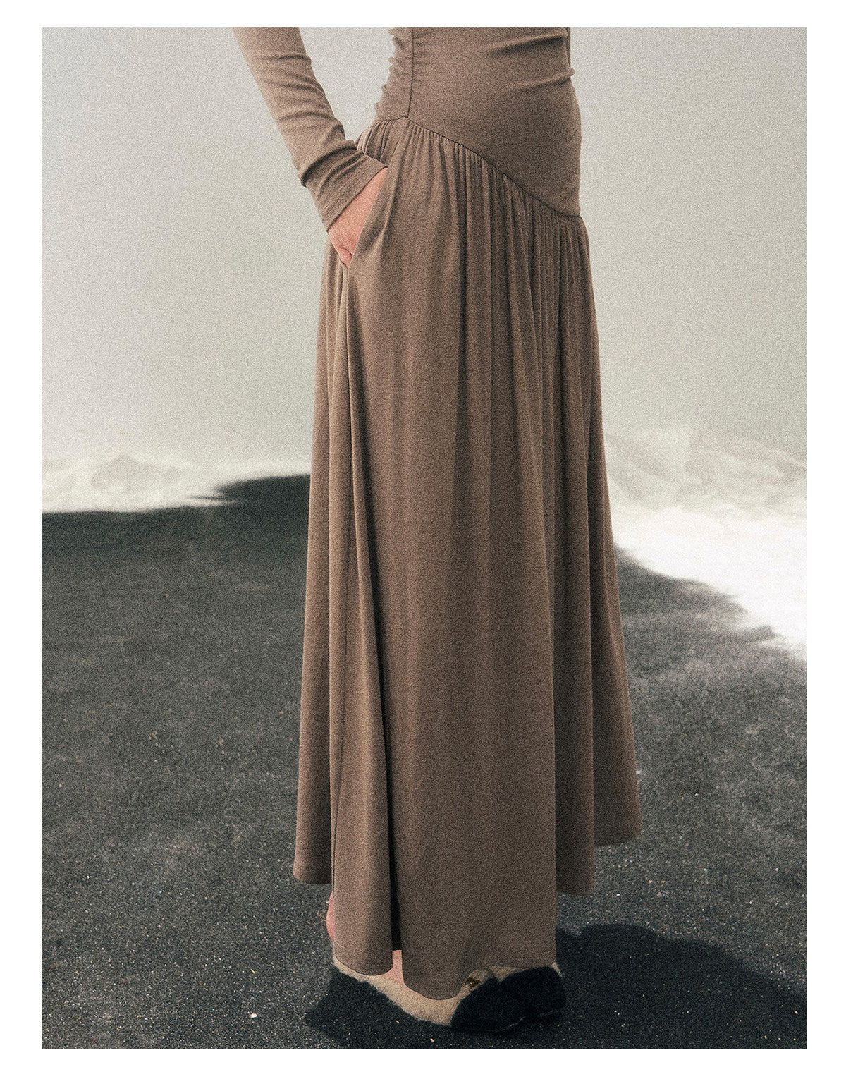 ShaoYeYan Aomalm Pure Heart Reflects Snow French Chic Dress