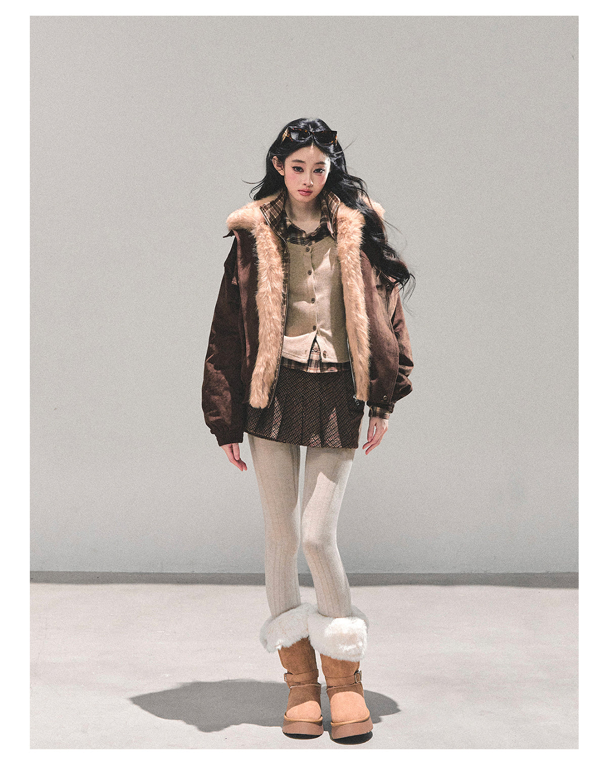 ShaoYeYan Freedom Has No End Fake Two-Layer Padded Jacket