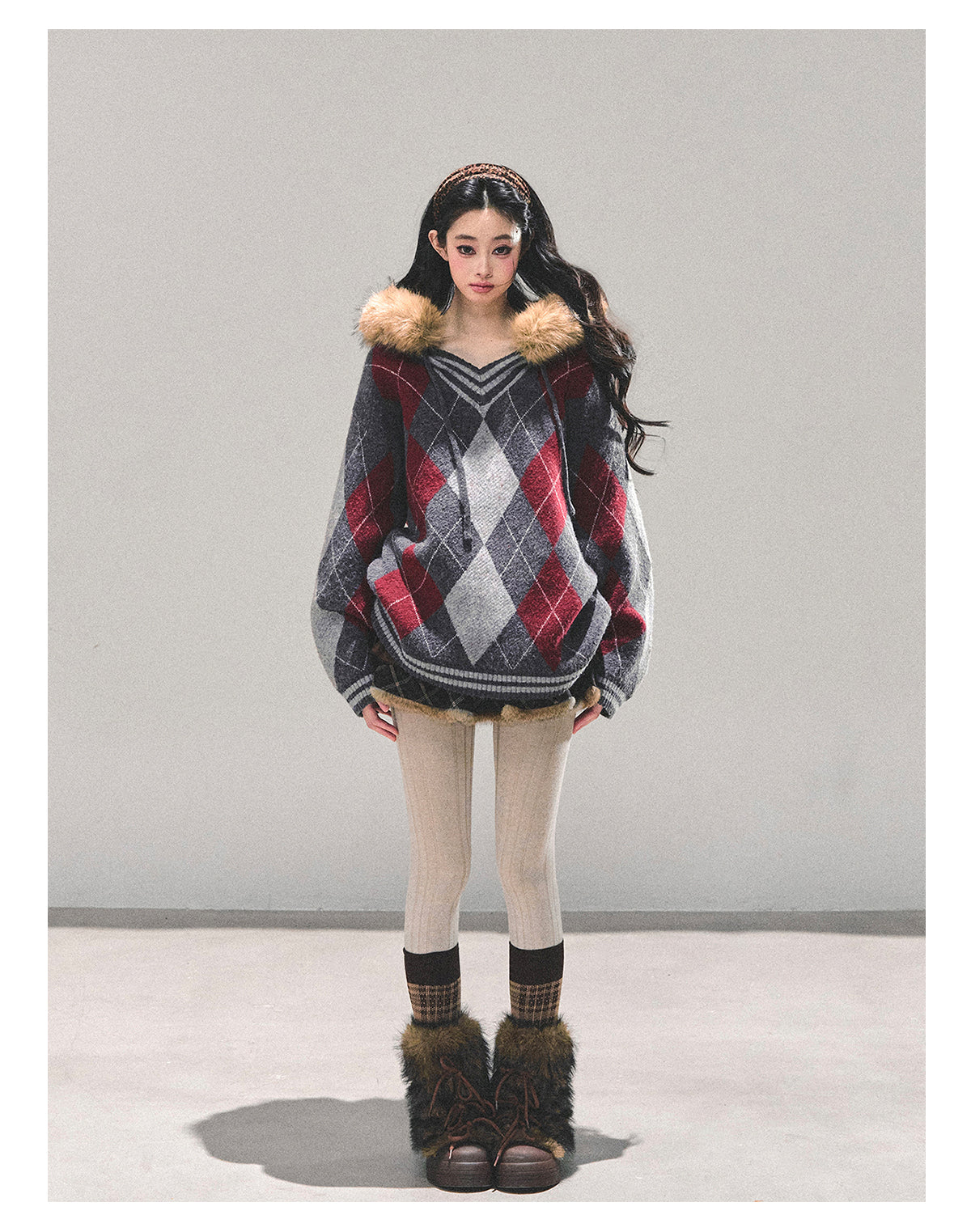 ShaoYeYan Winter Warmth American Academia Sweater