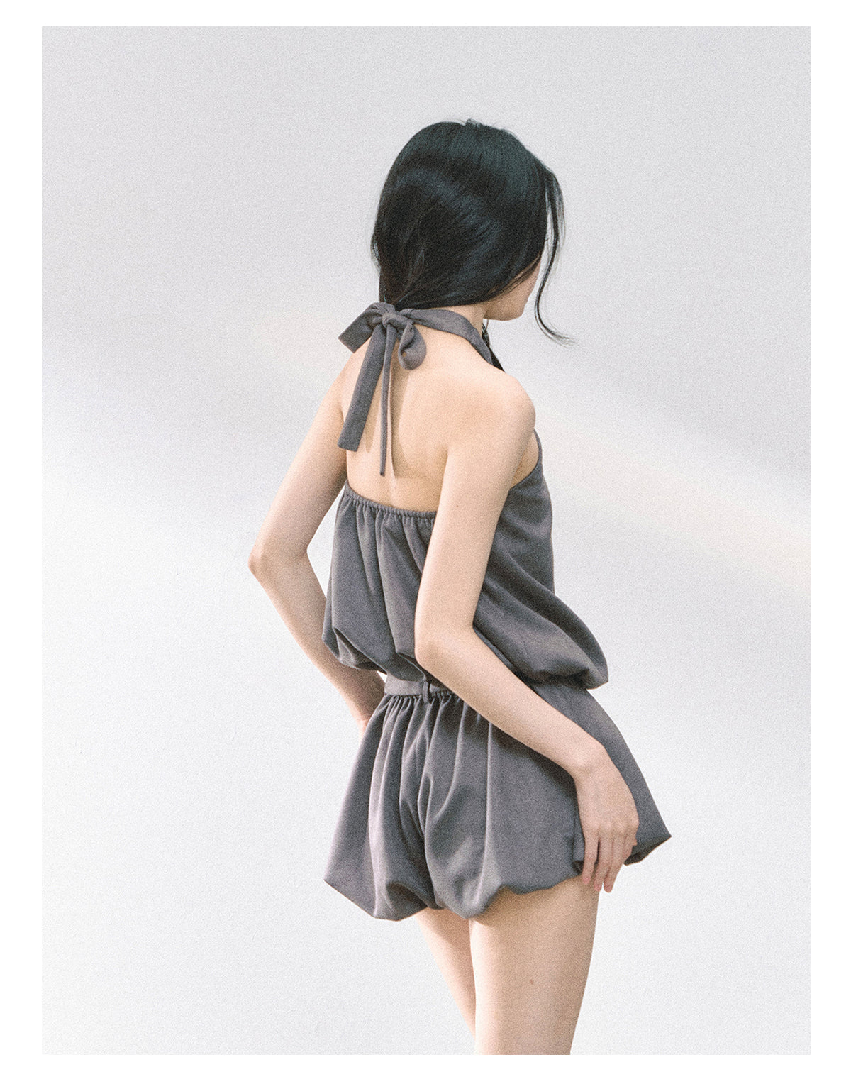 SHAOYEYAN Ginza-inspired Floral Bustier Dress