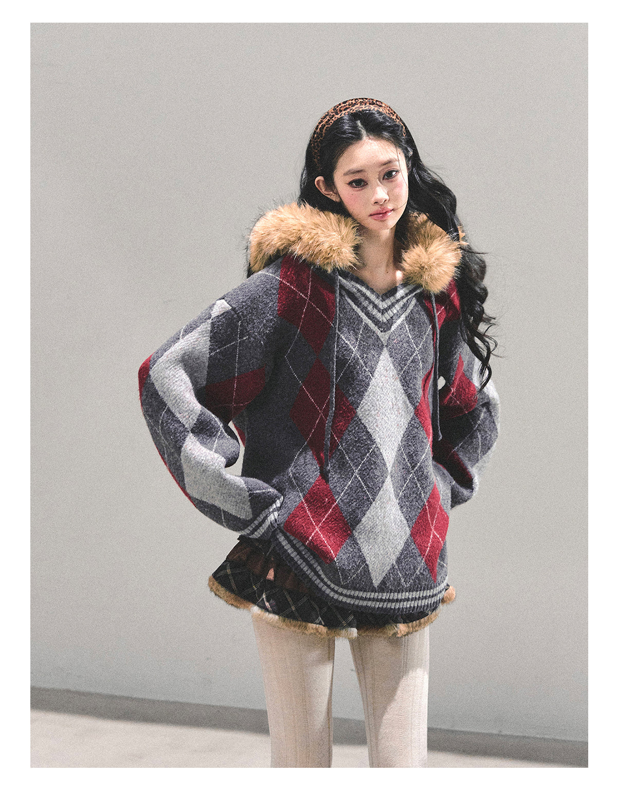 ShaoYeYan Winter Warmth American Academia Sweater