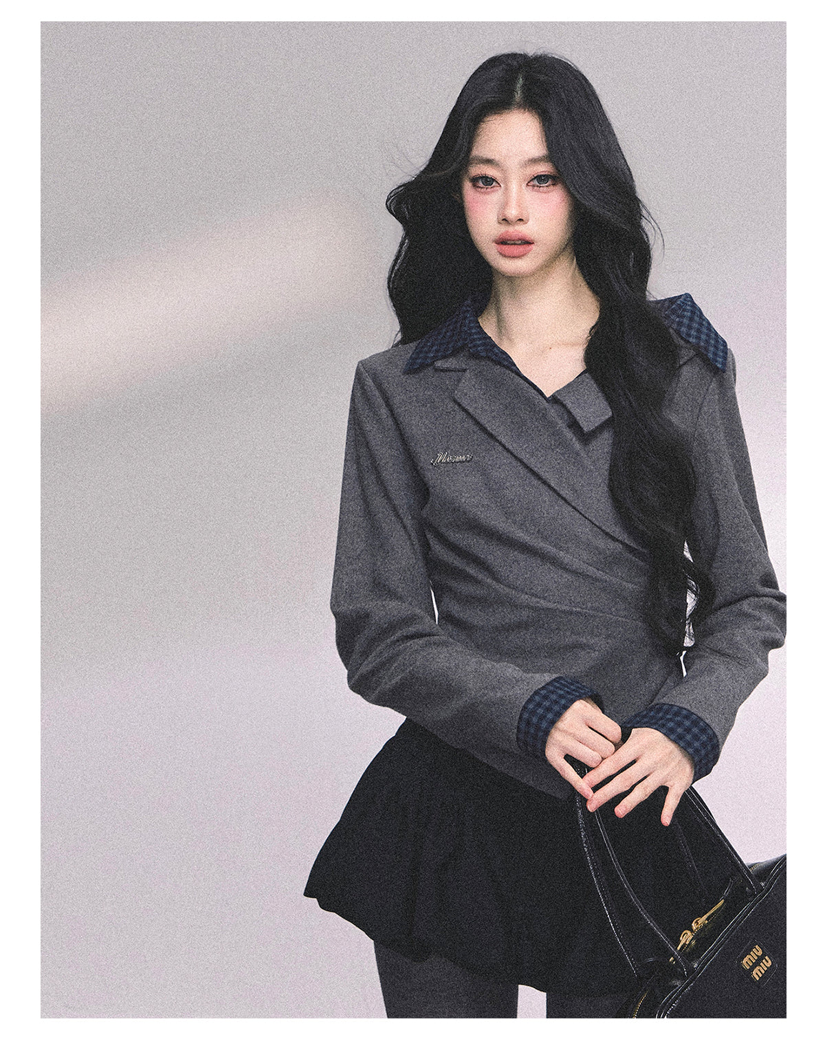 ShaoYeYan Aussie Junior Fake Two-Piece American Polo Shirt