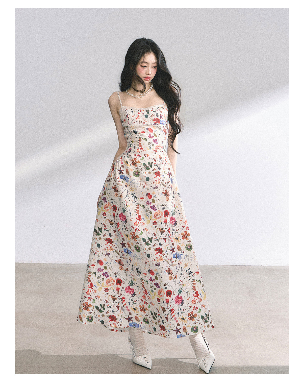 SHAOYEYAN French Floral Lace Sundress