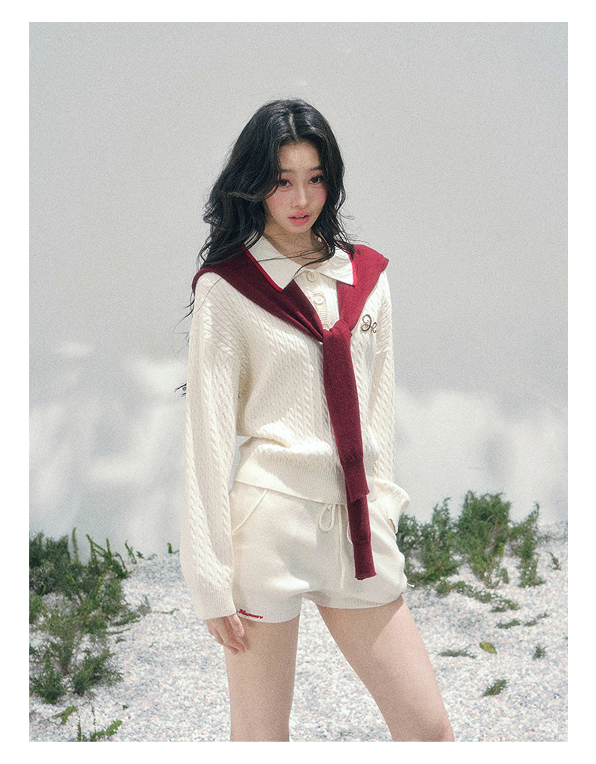 ShaoYeYan Aomalm Liz Senior Gentle Style Knit Set