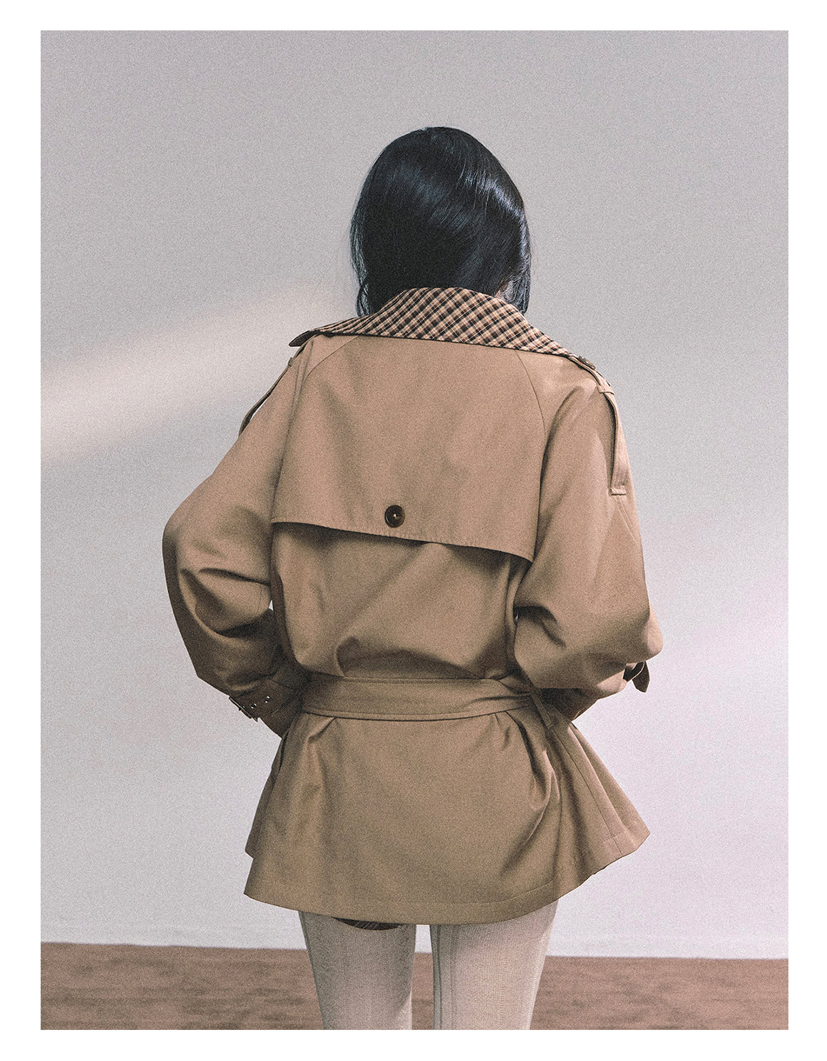 ShaoYeYan Zurich Trench Coat British Style Loose Fit Trench