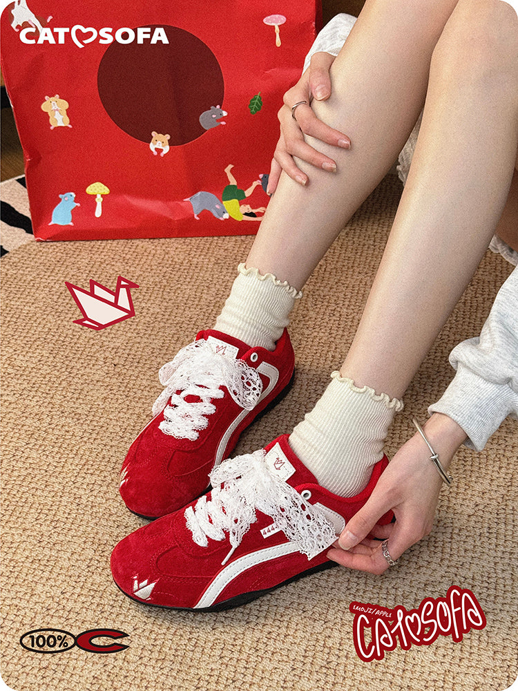 Cat&Sofa Emoji-Lab Origami Crane Racing Sneakers