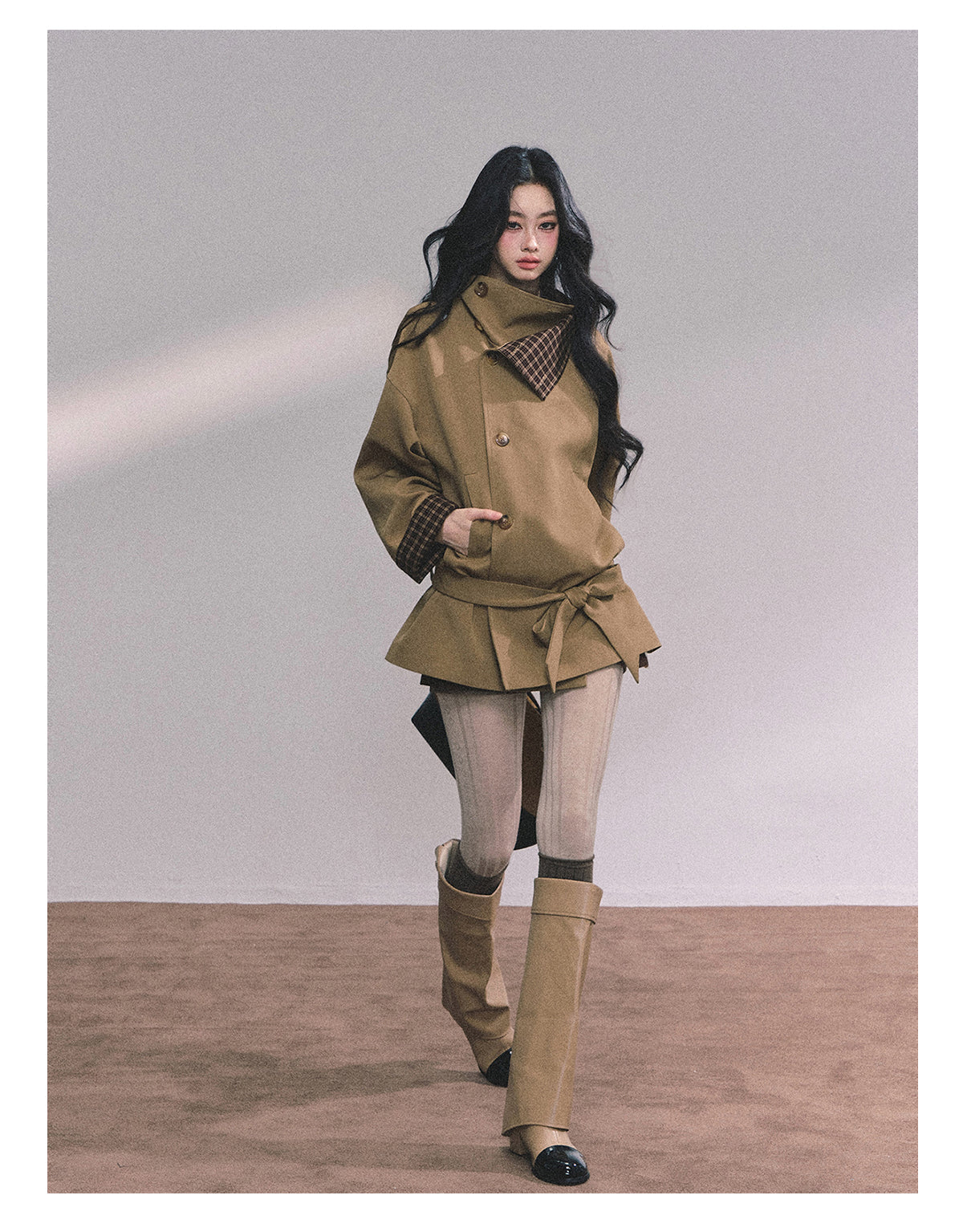 ShaoYeYan Vienna Trench Coat French British Style Luxury Blazer