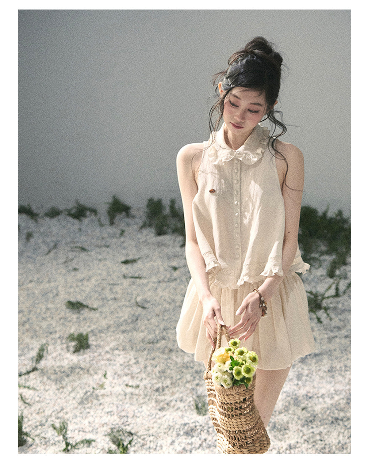 ShaoYeYan Aomalm Soft Cloud French Lace Set