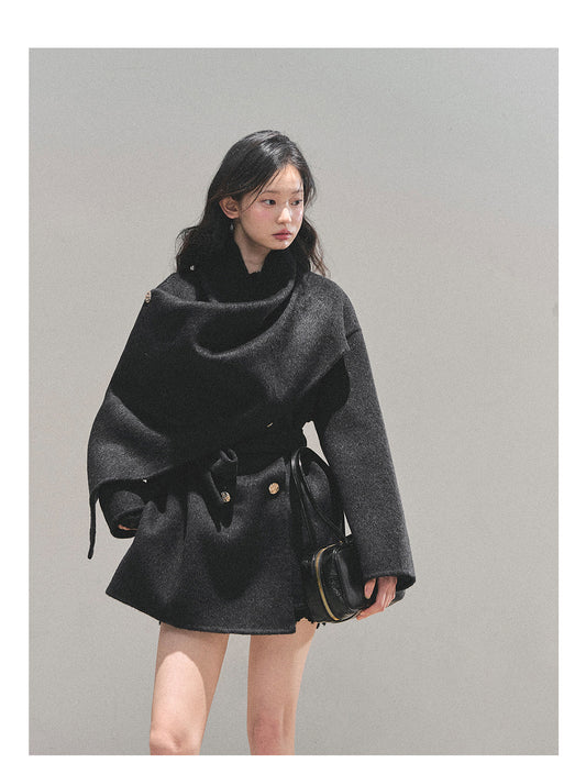 ShaoYeYan Aomalm Winter Basel Double-Faced Wool Coat