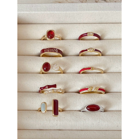 VIGVOG 2025 New Chinese Style Ring Collection