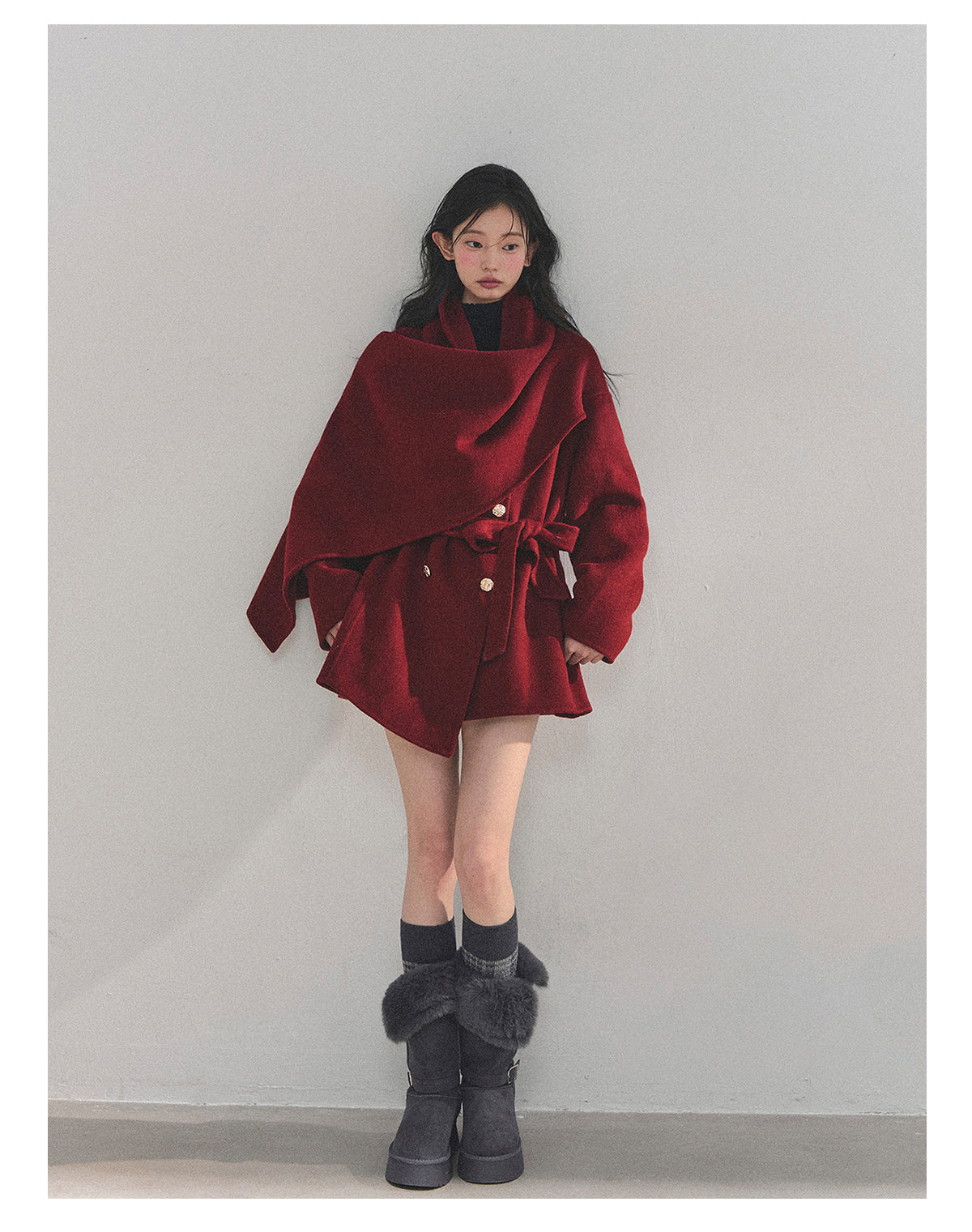 ShaoYeYan Aomalm Winter Basel Double-Faced Wool Coat