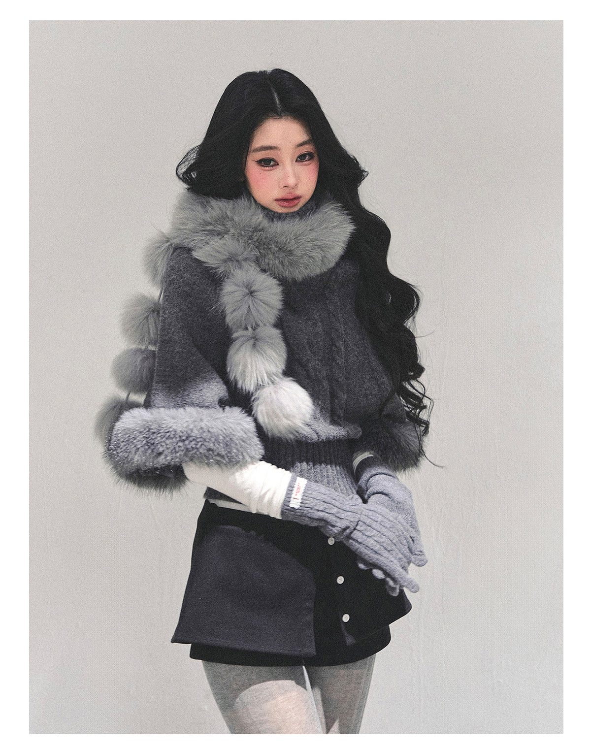 ShaoYeYan Only She Remains Awake Mohair Sweater