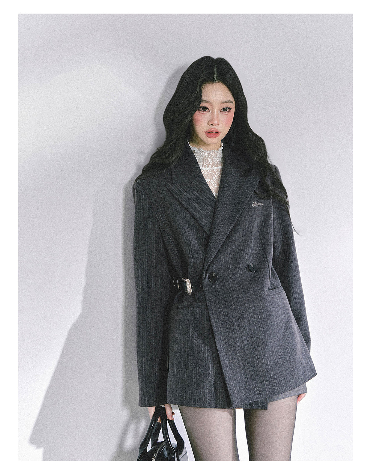ShaoYeYan Miu-Inspired French Hepburn Style Loose Fit Blazer